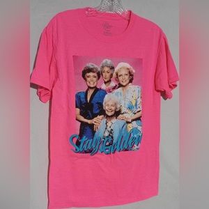 Vintage Pink Golden Girls “Stay Golden” Graphic Tee